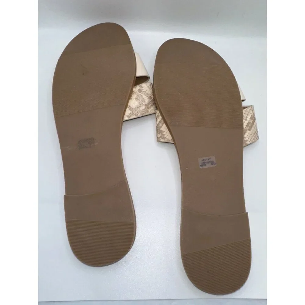 American Eagle Outfitters Faux Leather‎ Sandals Slides Size 8